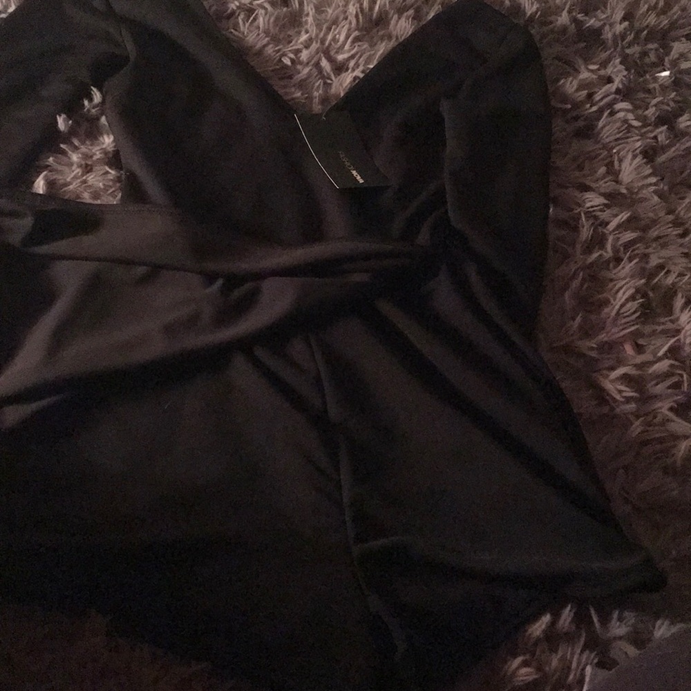 Black date night romper